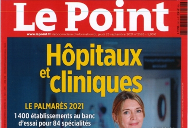 Illustration de l'actualité : Le CHAG au palmarès des hôpitaux 2021 !