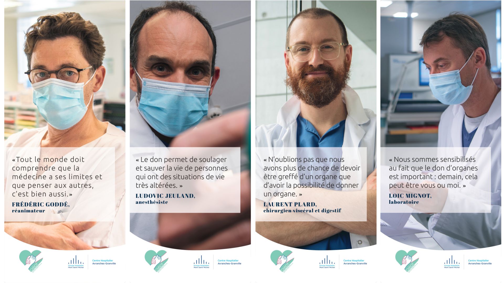 Portraits des professionnels du centre hospitalier Avranches-Granville