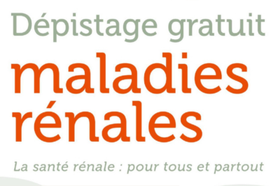 Illustration de l'actualité : Maladies rénales : dépistage gratuit le 5 avril !